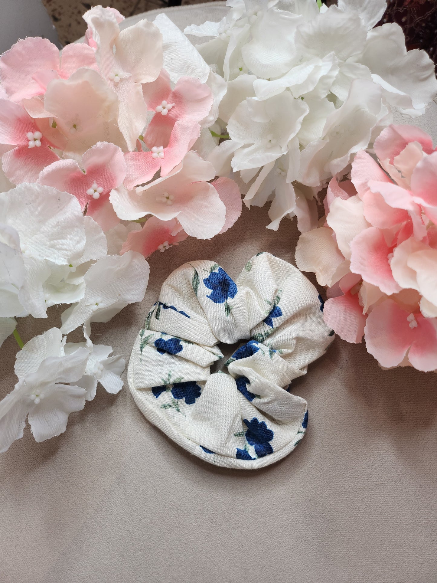 SOBIA GULZAD - White Blue Floral Set