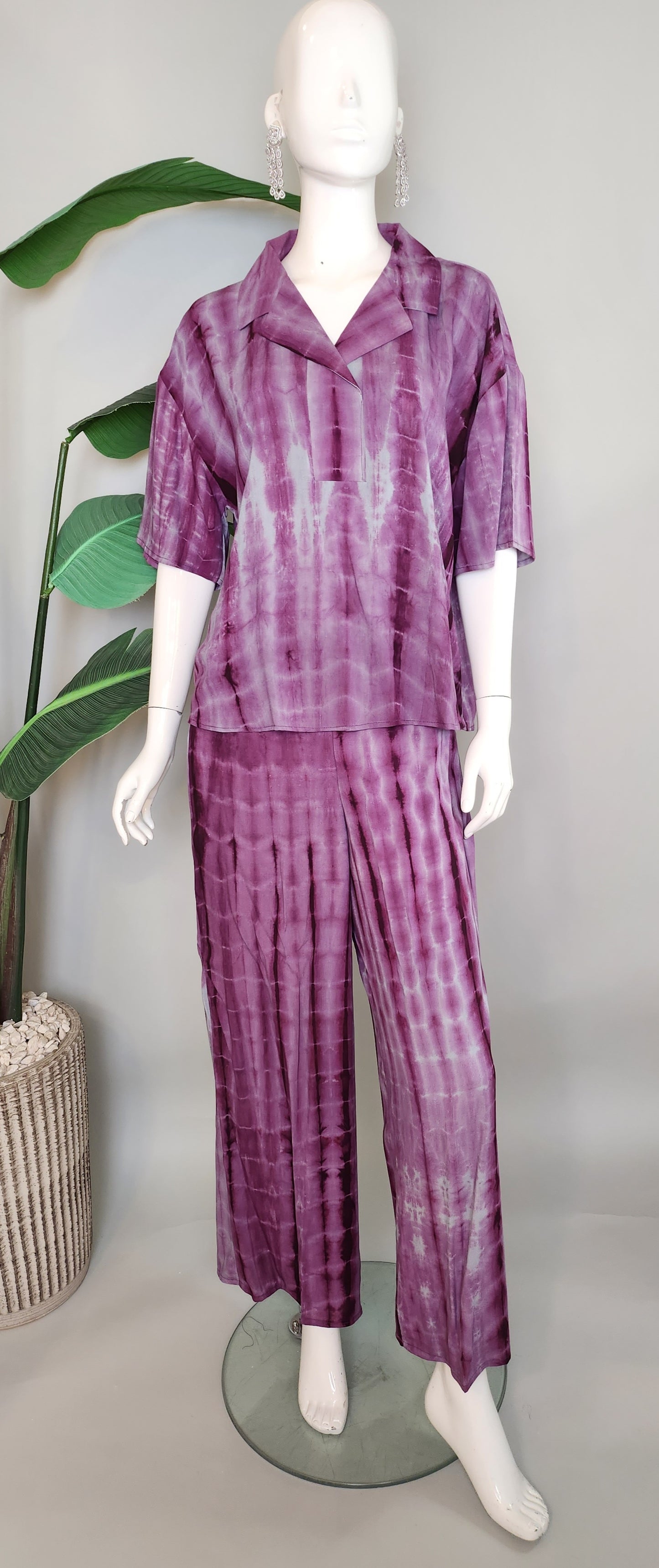 SOBIA GULZAD - Dark Purple tie and Dye