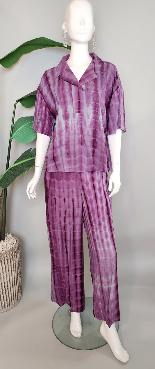 SOBIA GULZAD - Dark Purple tie and Dye