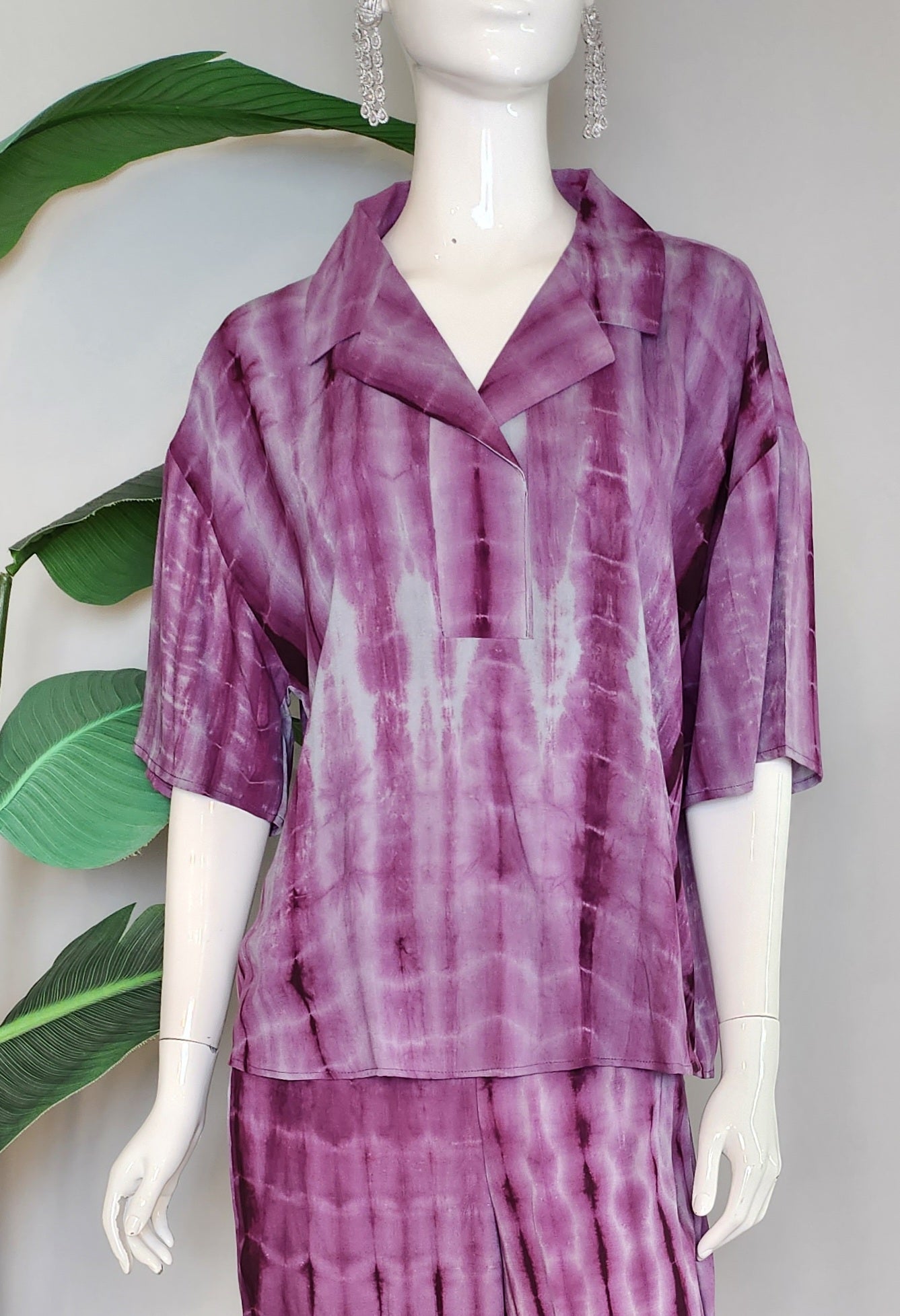 SOBIA GULZAD - Dark Purple tie and Dye
