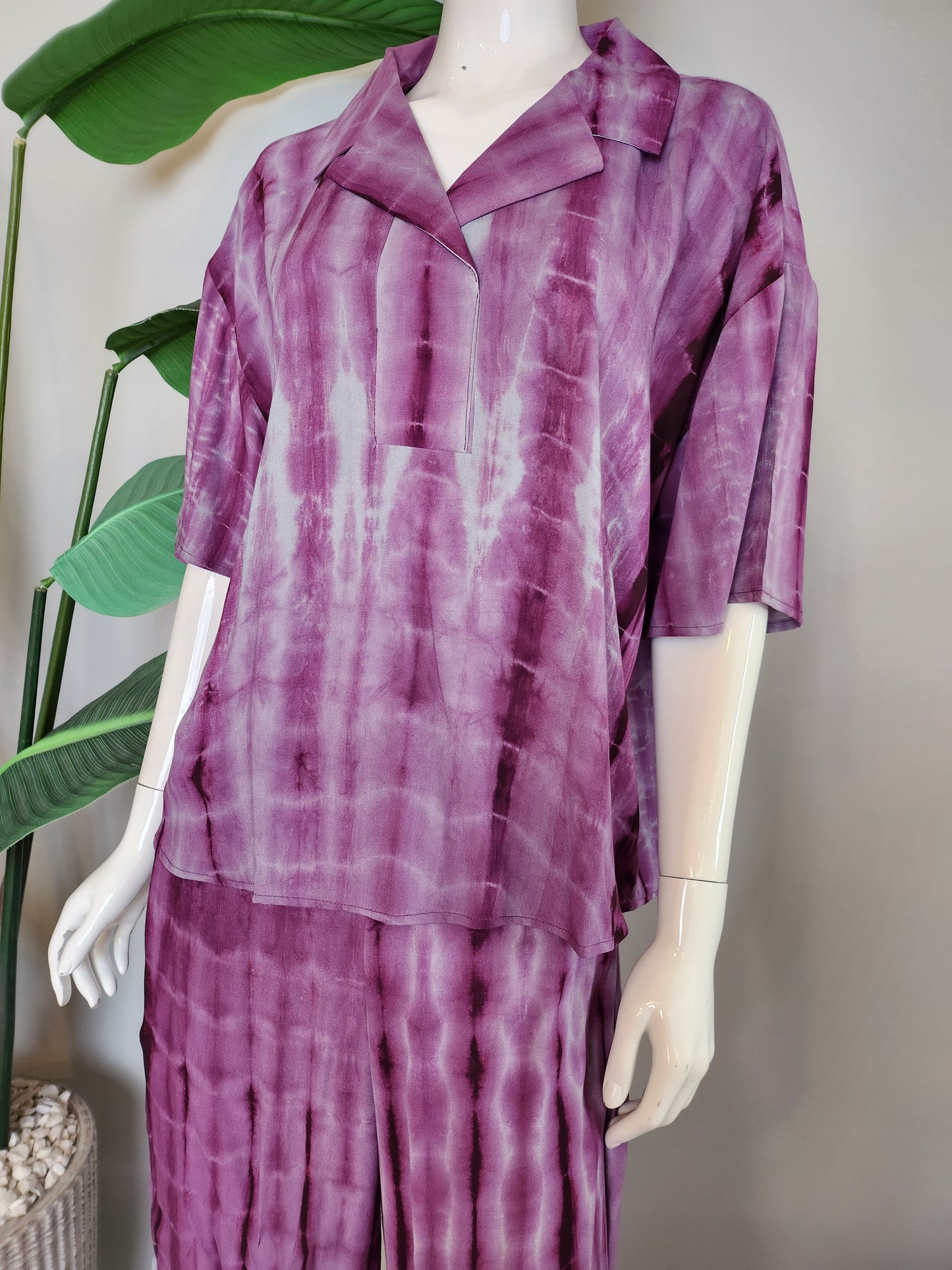 SOBIA GULZAD - Dark Purple tie and Dye