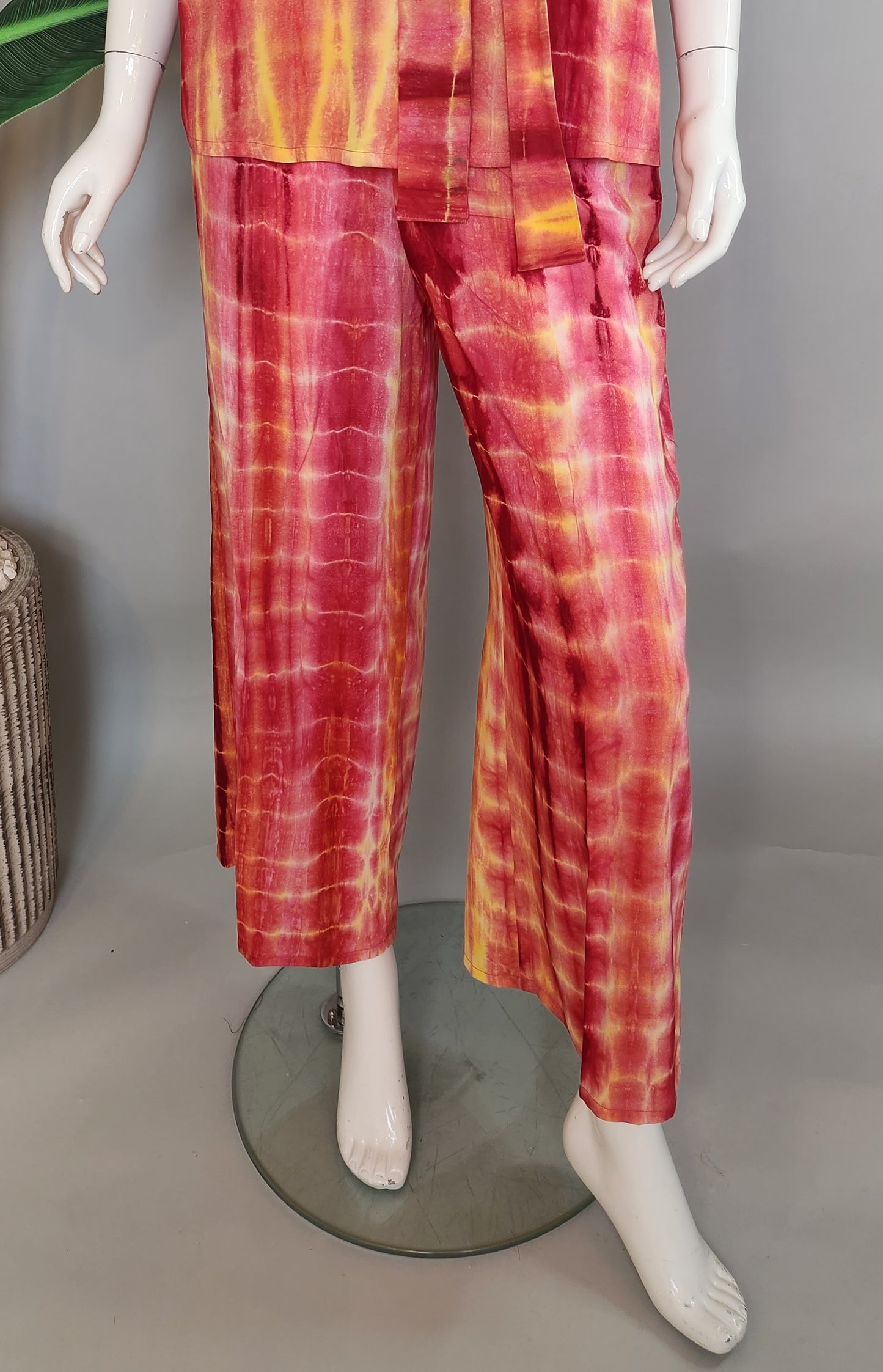 SOBIA GULZAD - Orange Tie and Dye Coord Set