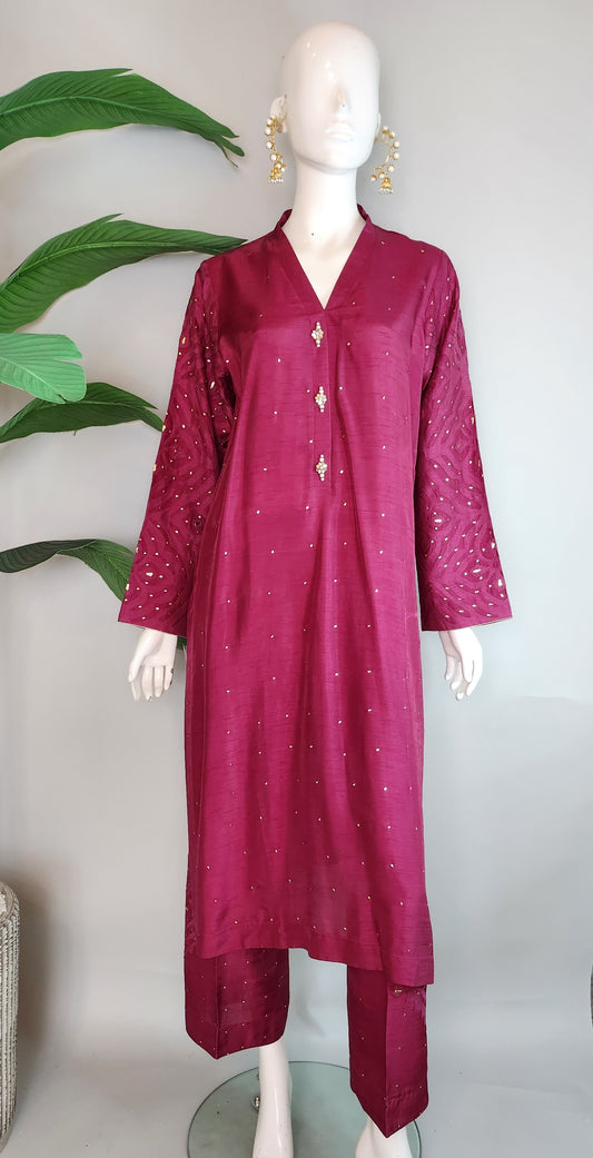 KAAM - Magenta Top and Pant