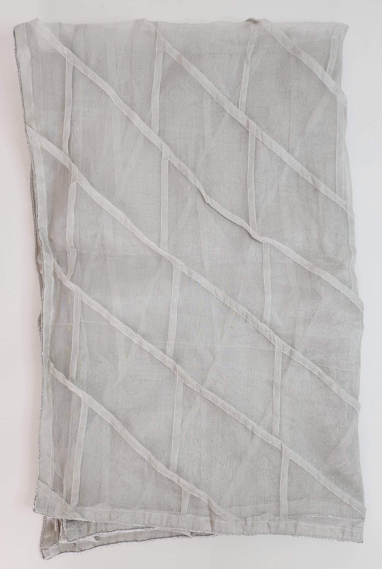 SABEEN MANEKIA - Silver - Pintex Dupatta