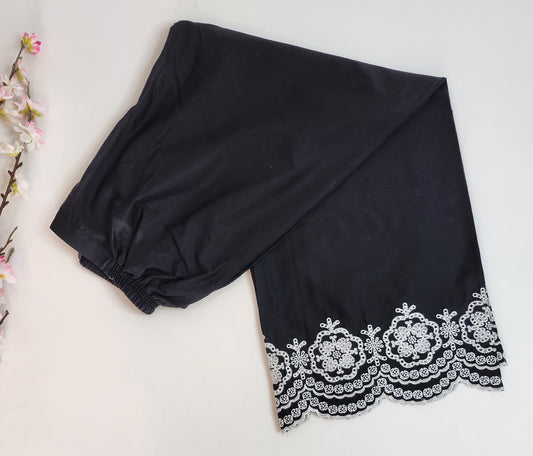 IMAGE - Black Embroidered Pant