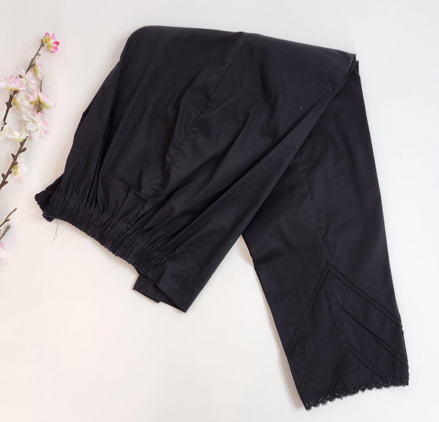 SABEEN MANEKIA- Black - Lace Pant