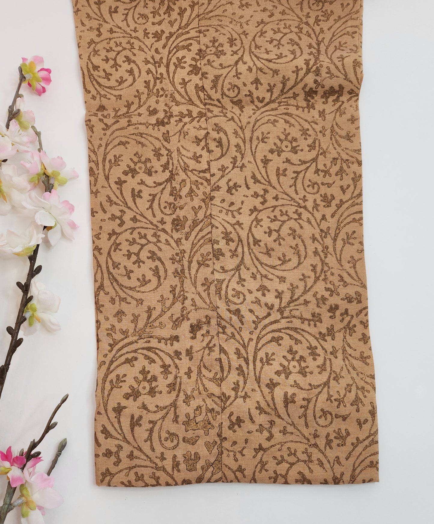SABEEN MANEKIA - Beige Block Print Pant