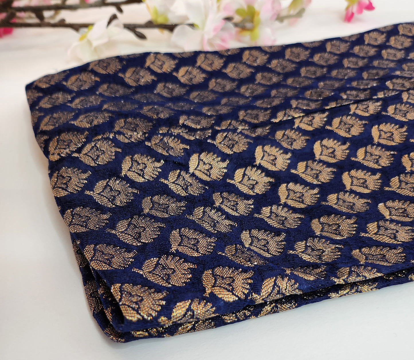 SABEEN MANEKIA - Navy Blue Banarsi Pant
