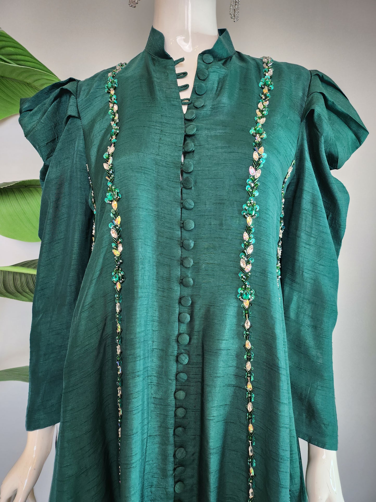 Mehak Yaqoob Couture - Emerald Green