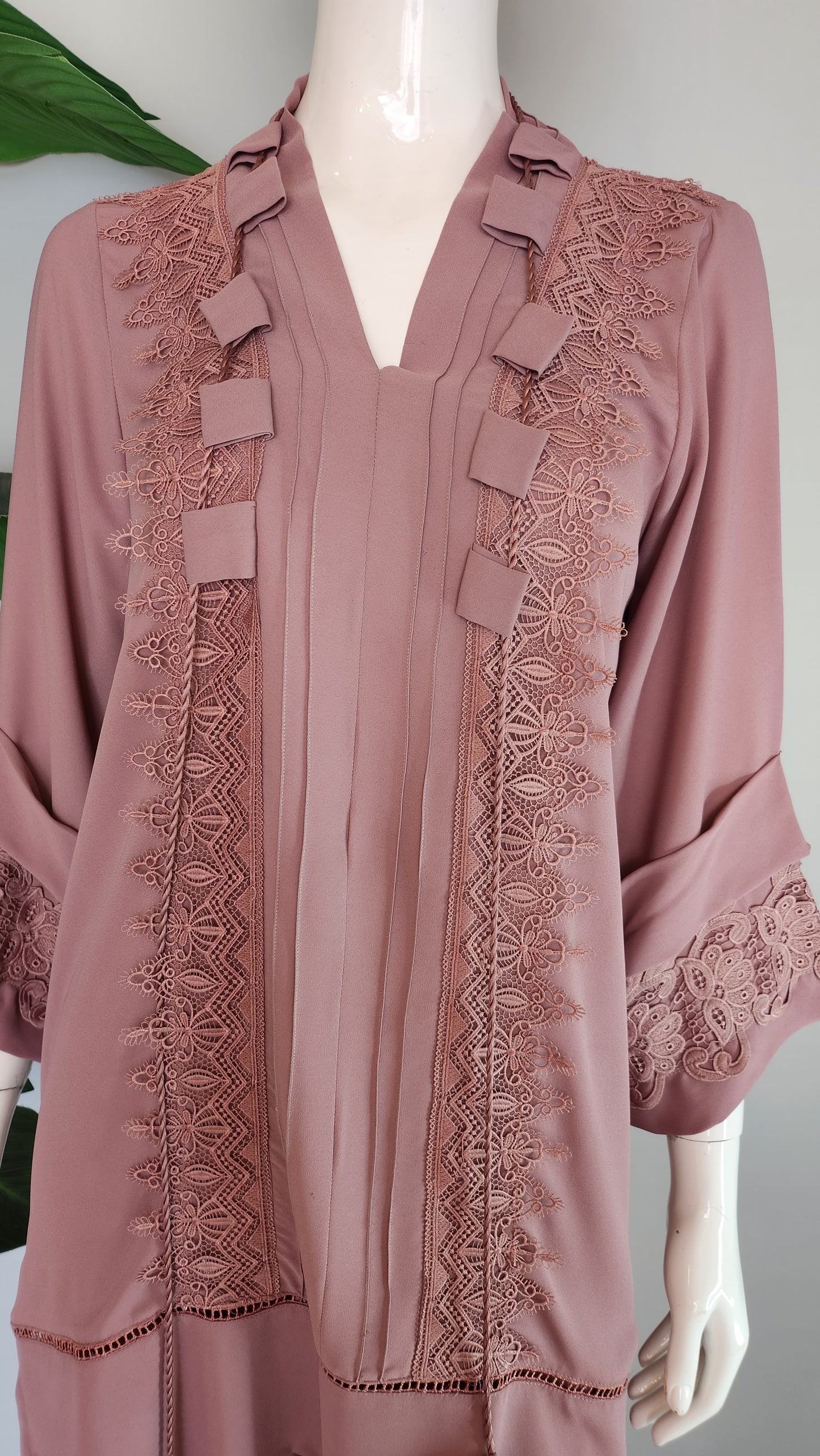 Hafsa Malik - Tea Pink Lace Co-ord