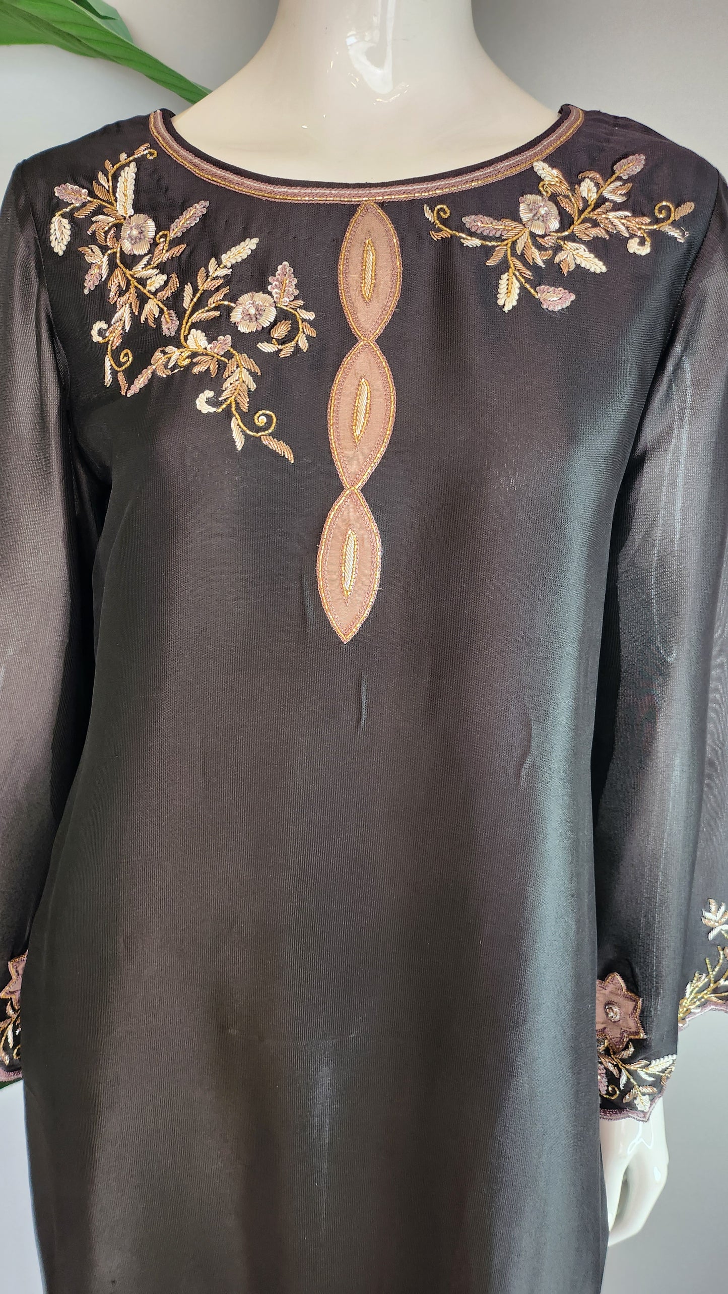 MAHOGANY - Black with coffee brown