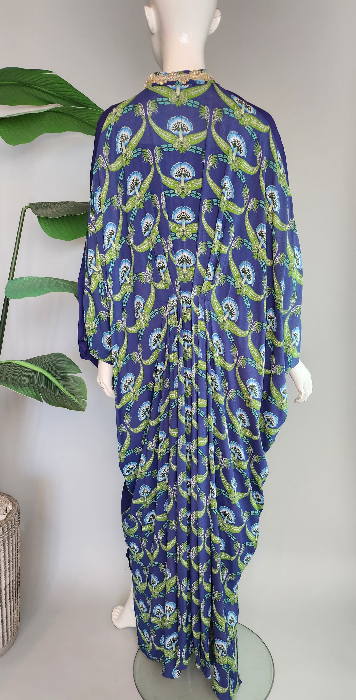 ANAM AHKLAQ - Peacock Kaftan
