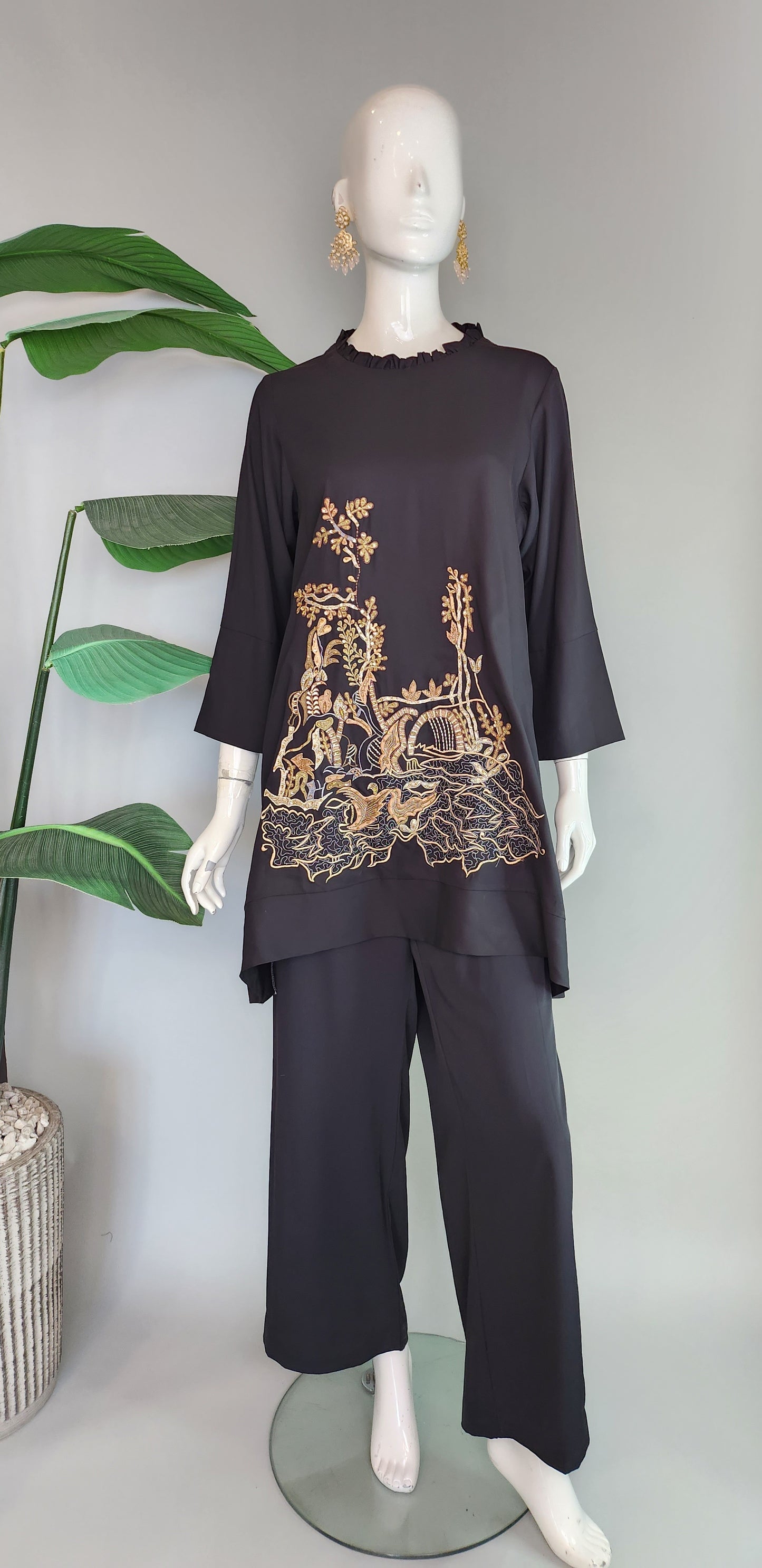 Wajeeha Ansari - Black Co Ord
