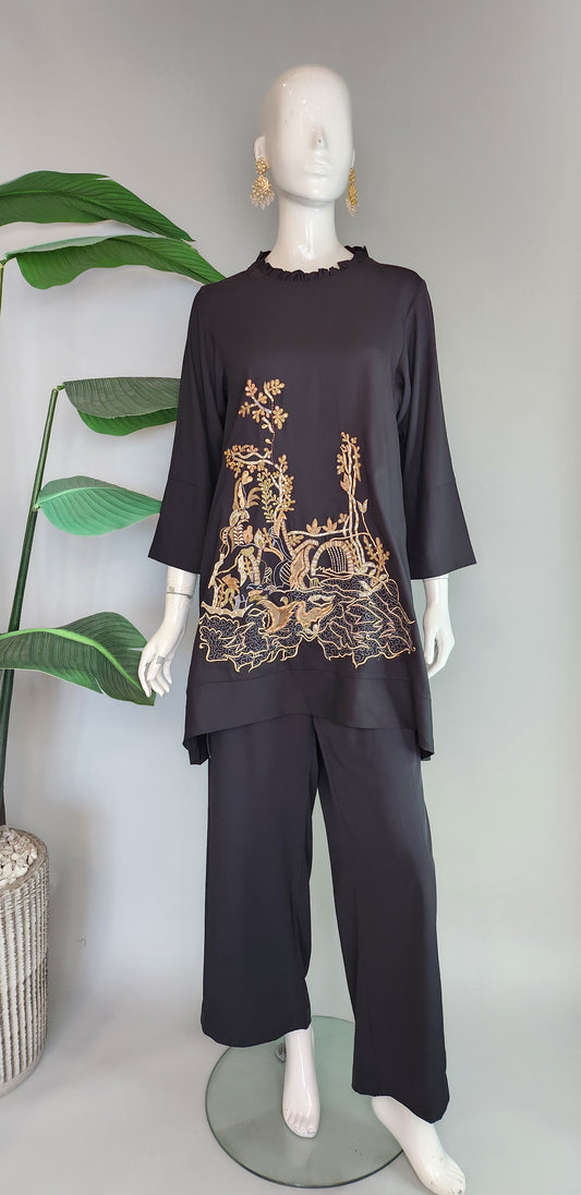 Wajeeha Ansari - Black Co Ord