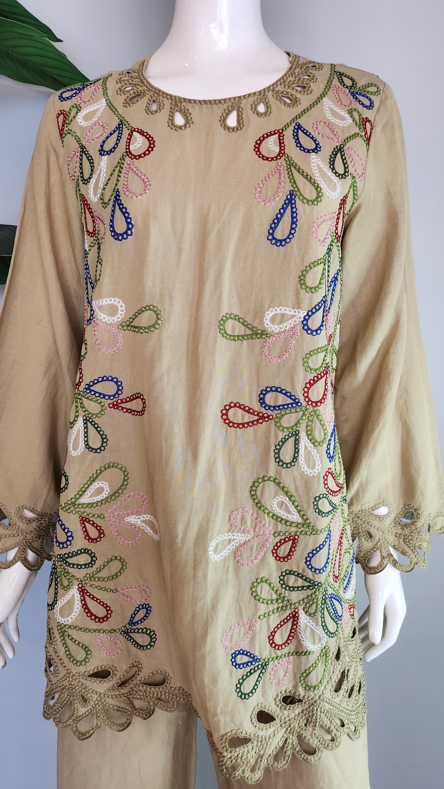 Wajeeha Ansari - Olive Co Ord