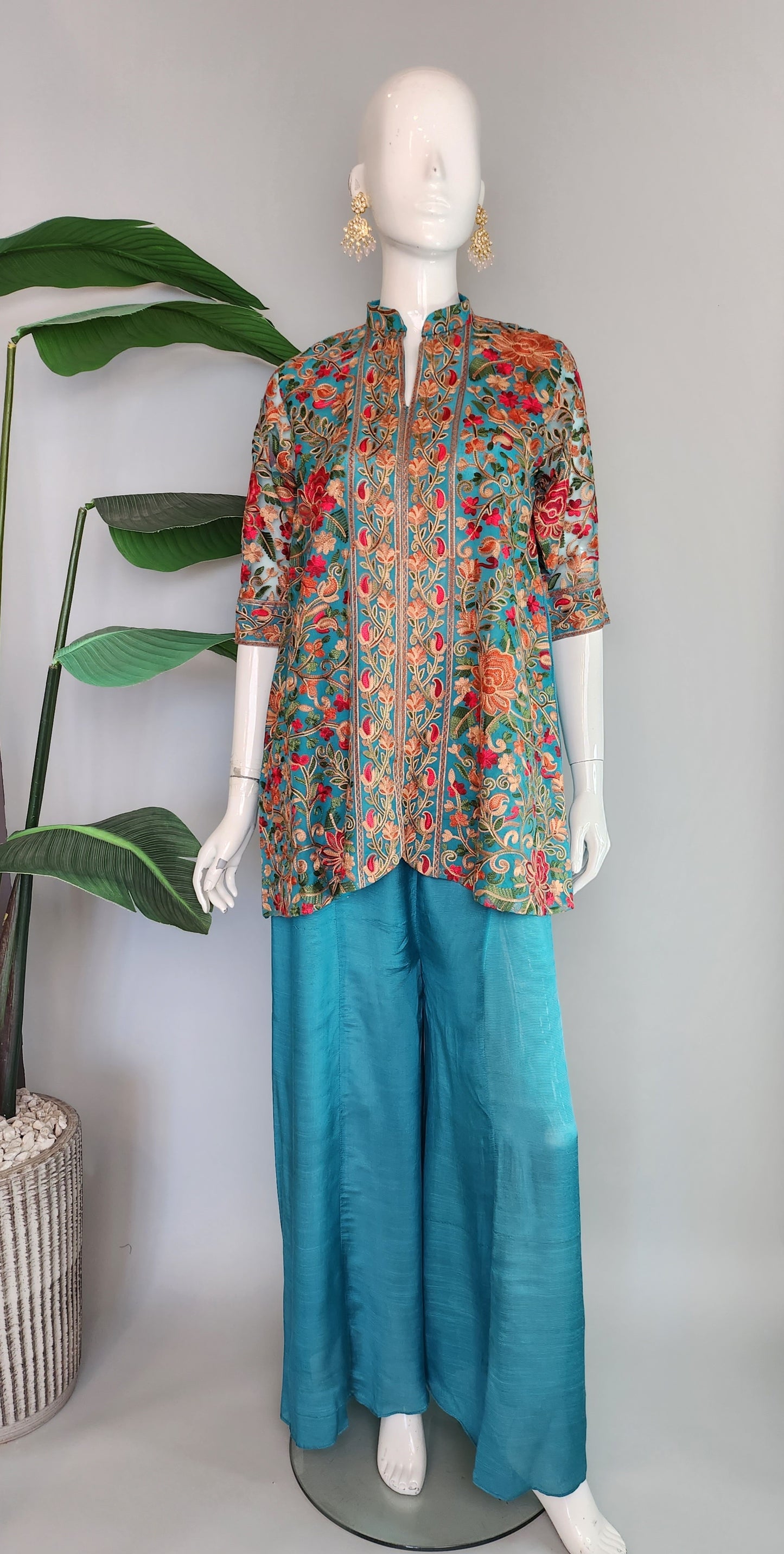 Wajeeha Ansari - Multi colored Co-ord
