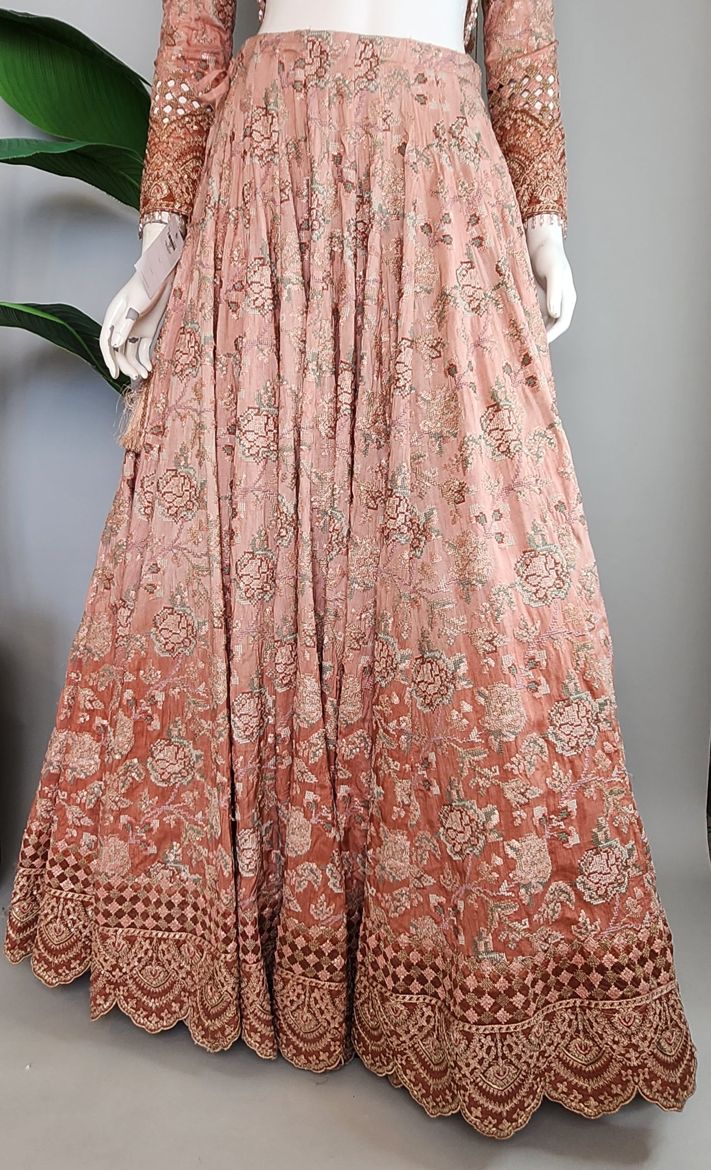 HSY -  Blouse Lehenga w/ Dupatta