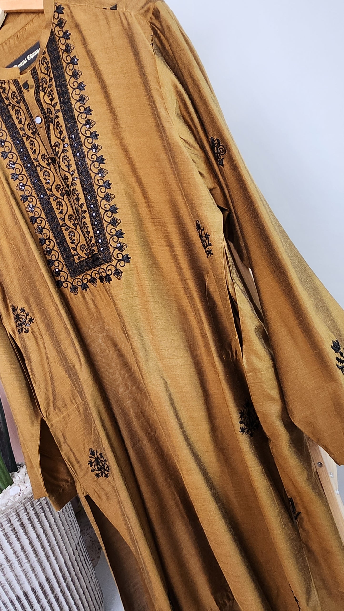 KUNZUL CHANNAR  MENSWEAR - Mustard Front Panel