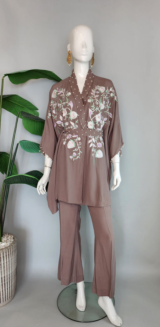 MARIA RAO - Brown Emb Belt