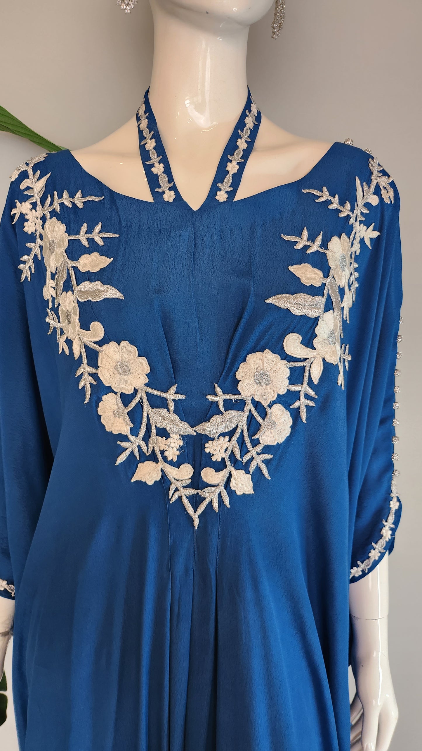 MARIA RAO - Teal Blue Kaftan