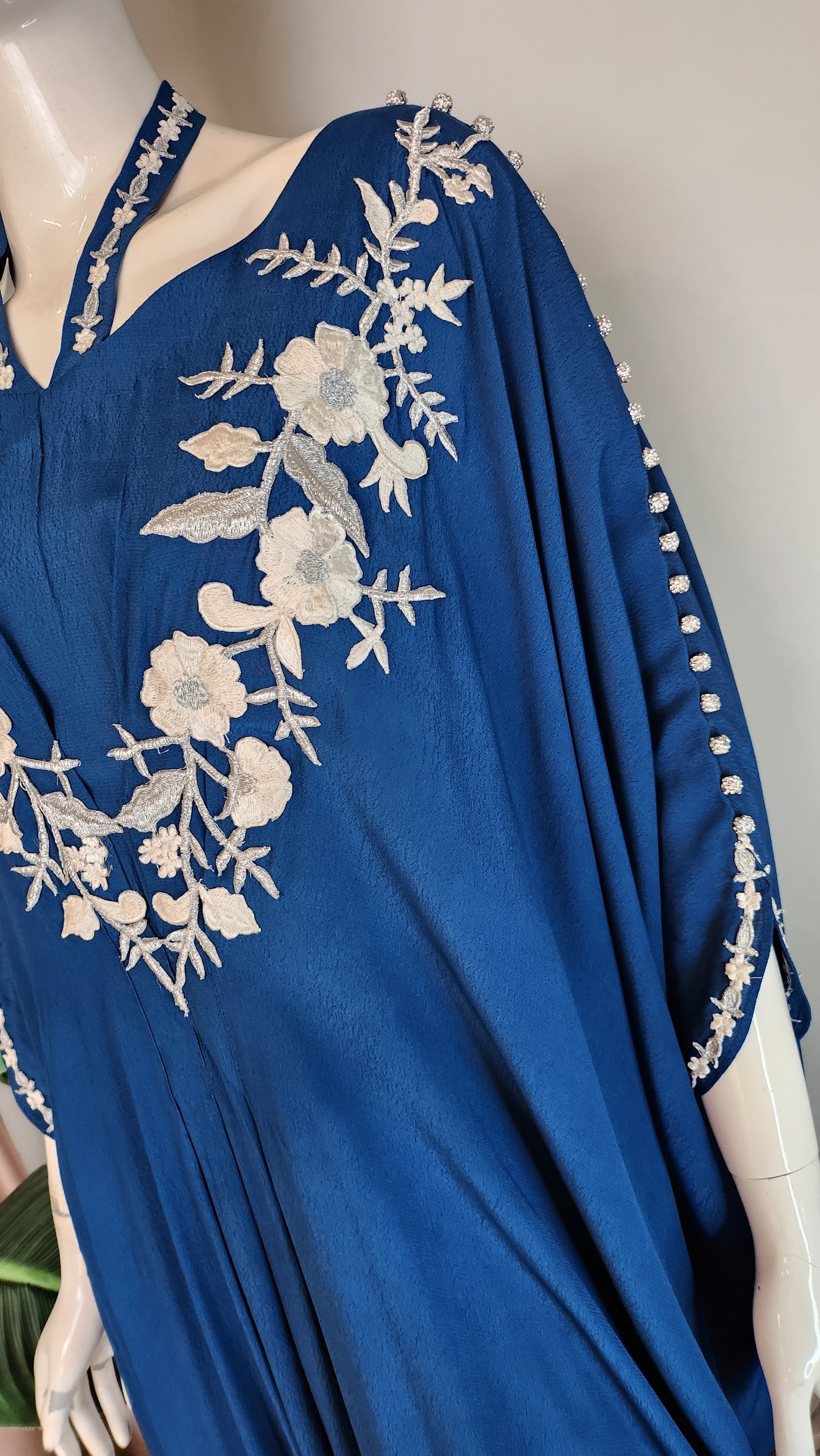 MARIA RAO - Teal Blue Kaftan
