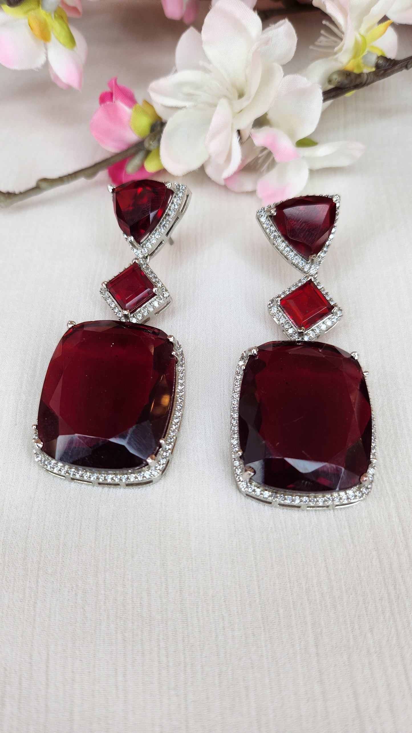 THE BUTTERFLY EFFECT - Red Jules Earrings