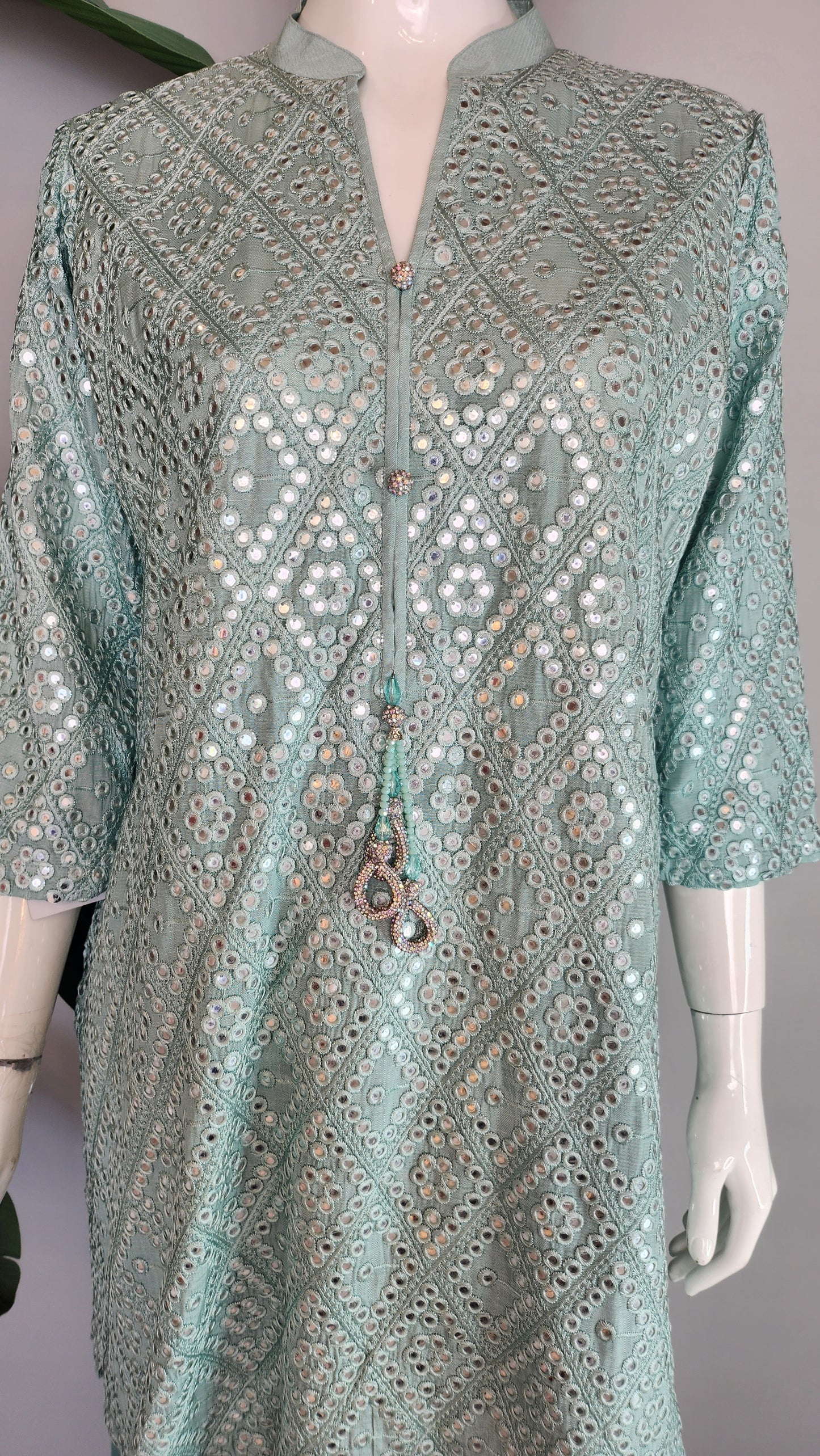 ASHJAIN SAFWAN - Aqua Green Farshi