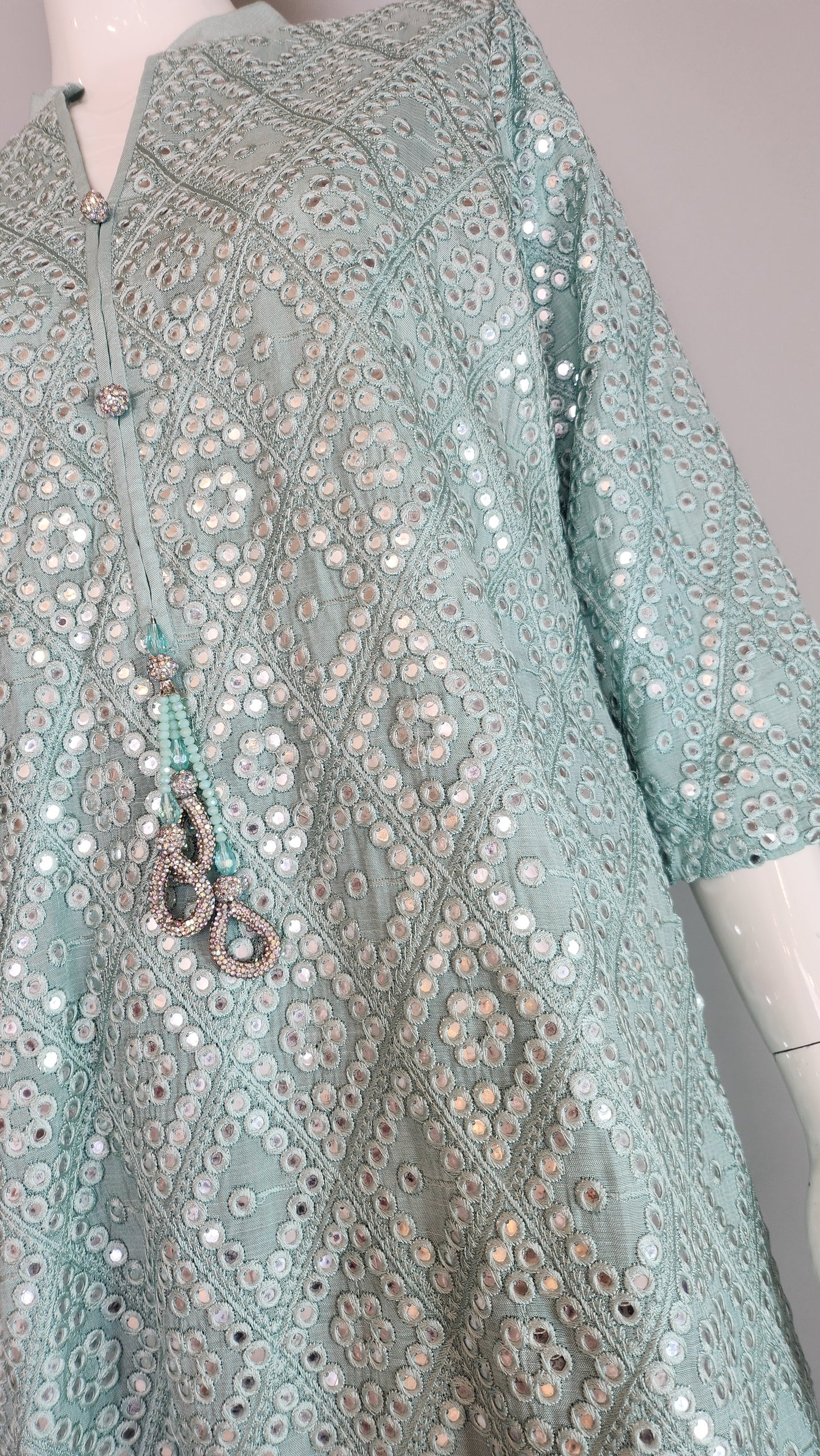 ASHJAIN SAFWAN - Aqua Green Farshi