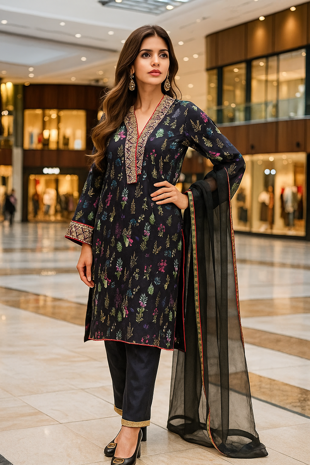 ASHJAIN SAFWAN - Black Print