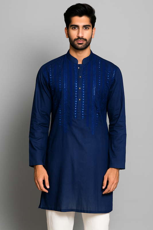 HUMAYUN ALAMGIR (MENSWEAR) - Blue Emb