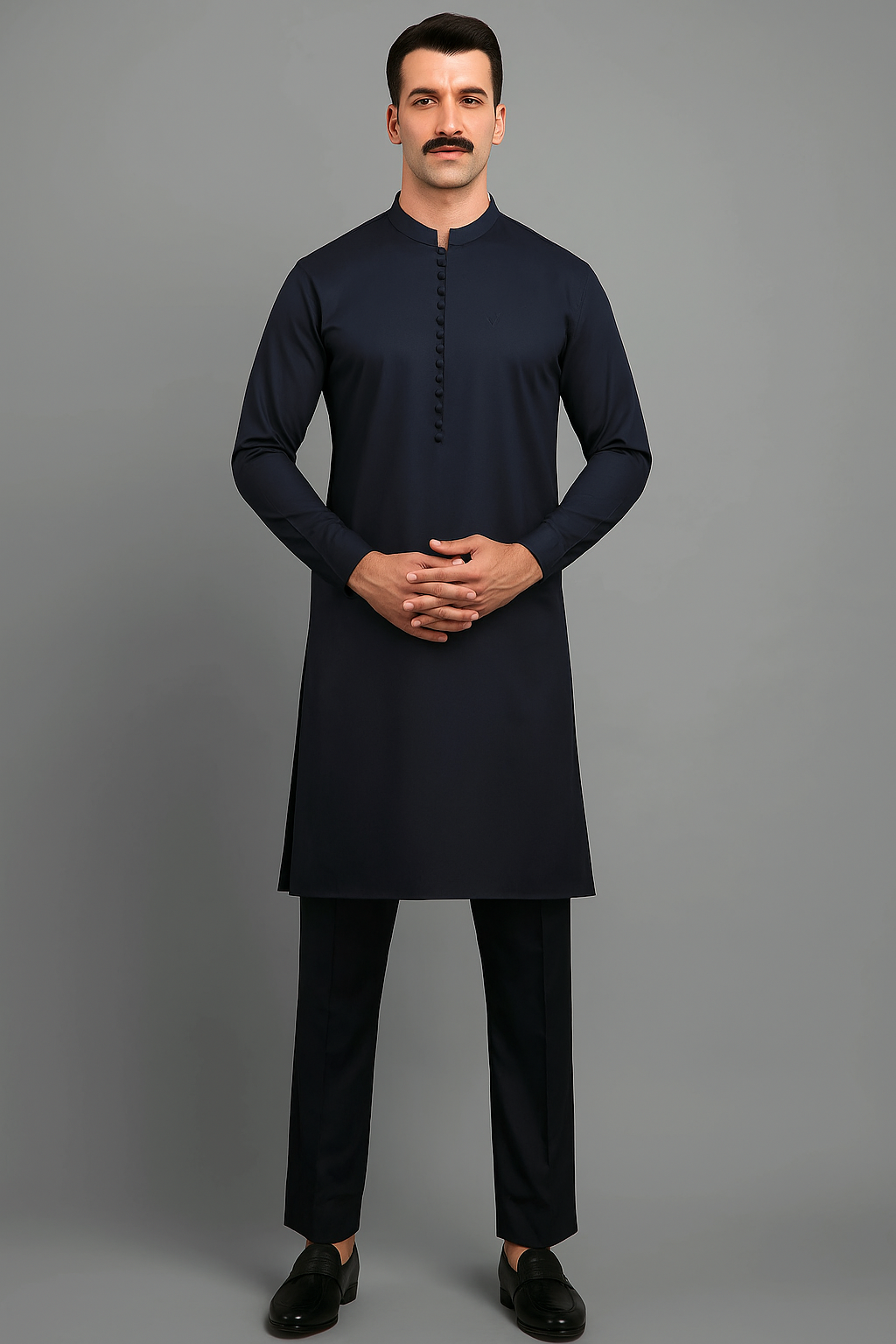 HUMAYUN ALAMGIR (MENSWEAR) - Blue Plain