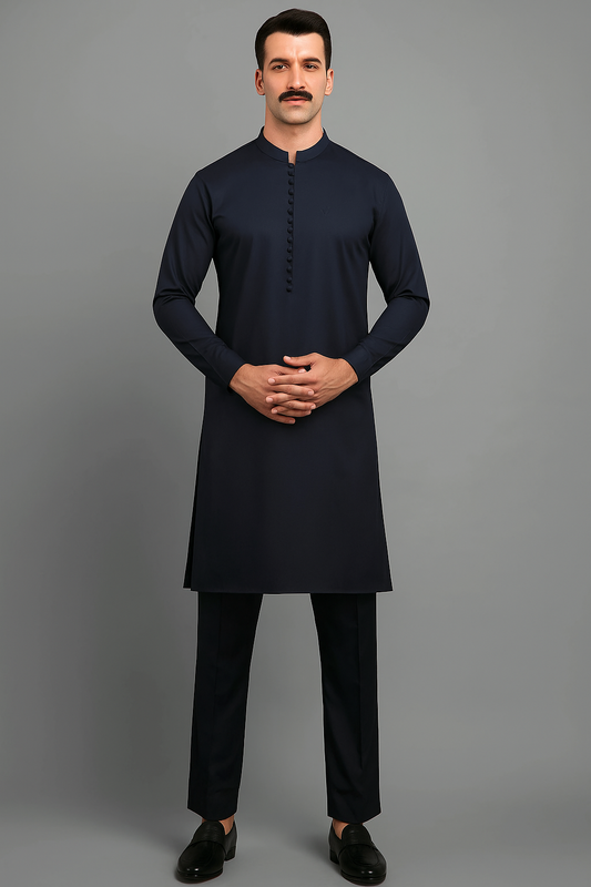 HUMAYUN ALAMGIR (MENSWEAR) - Blue Plain