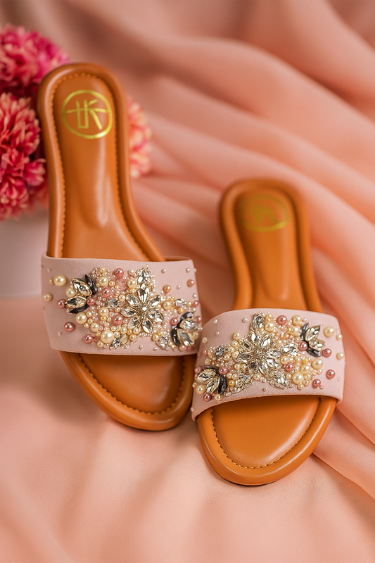 LOVE KAARI - Blossom Nude Pink Slide