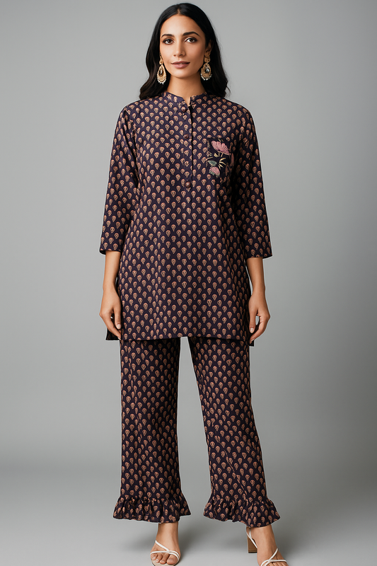 SOBIA GULZAD - Small Lotus Print Set