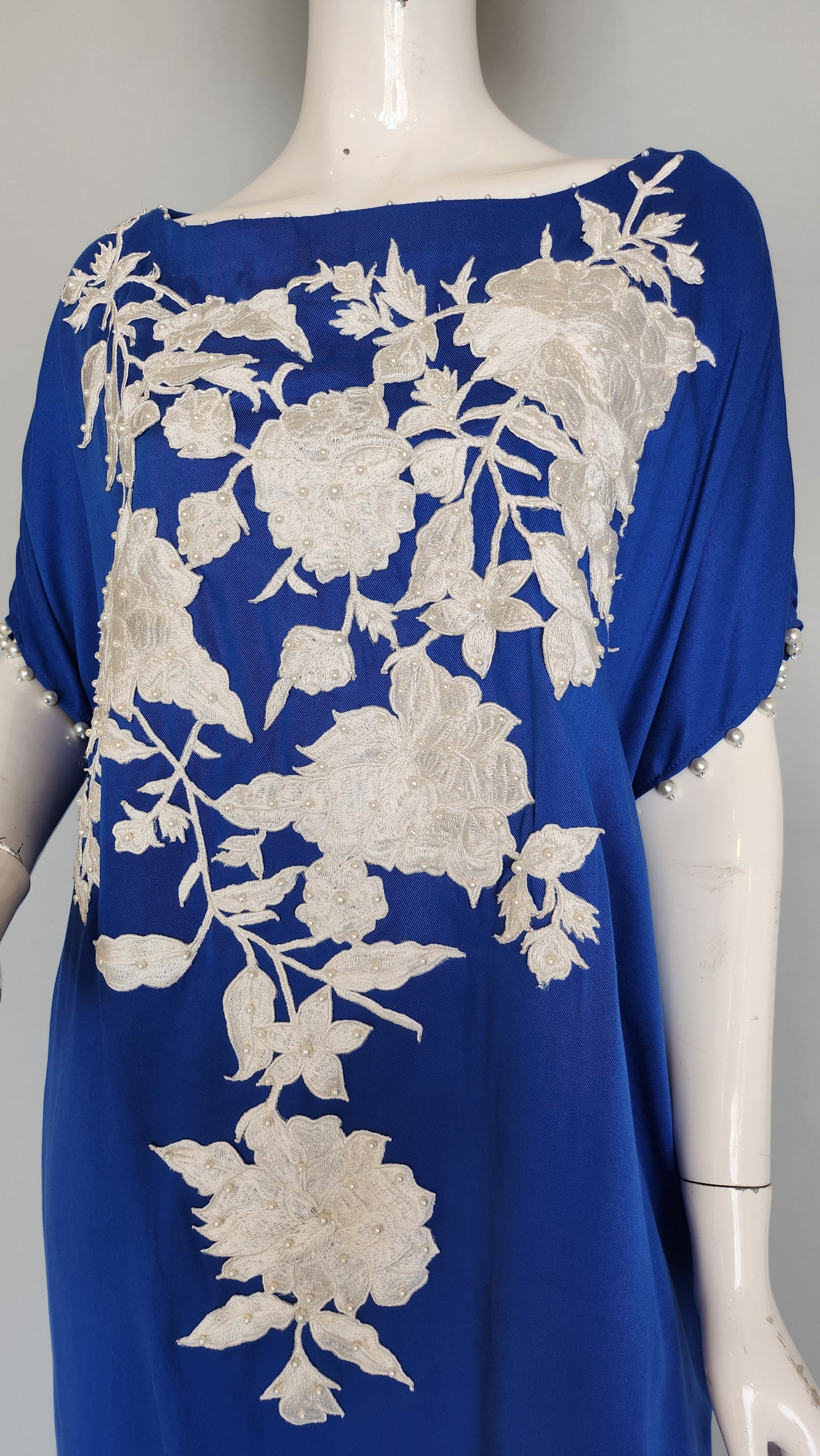 MARIA RAO - Blue-white emb