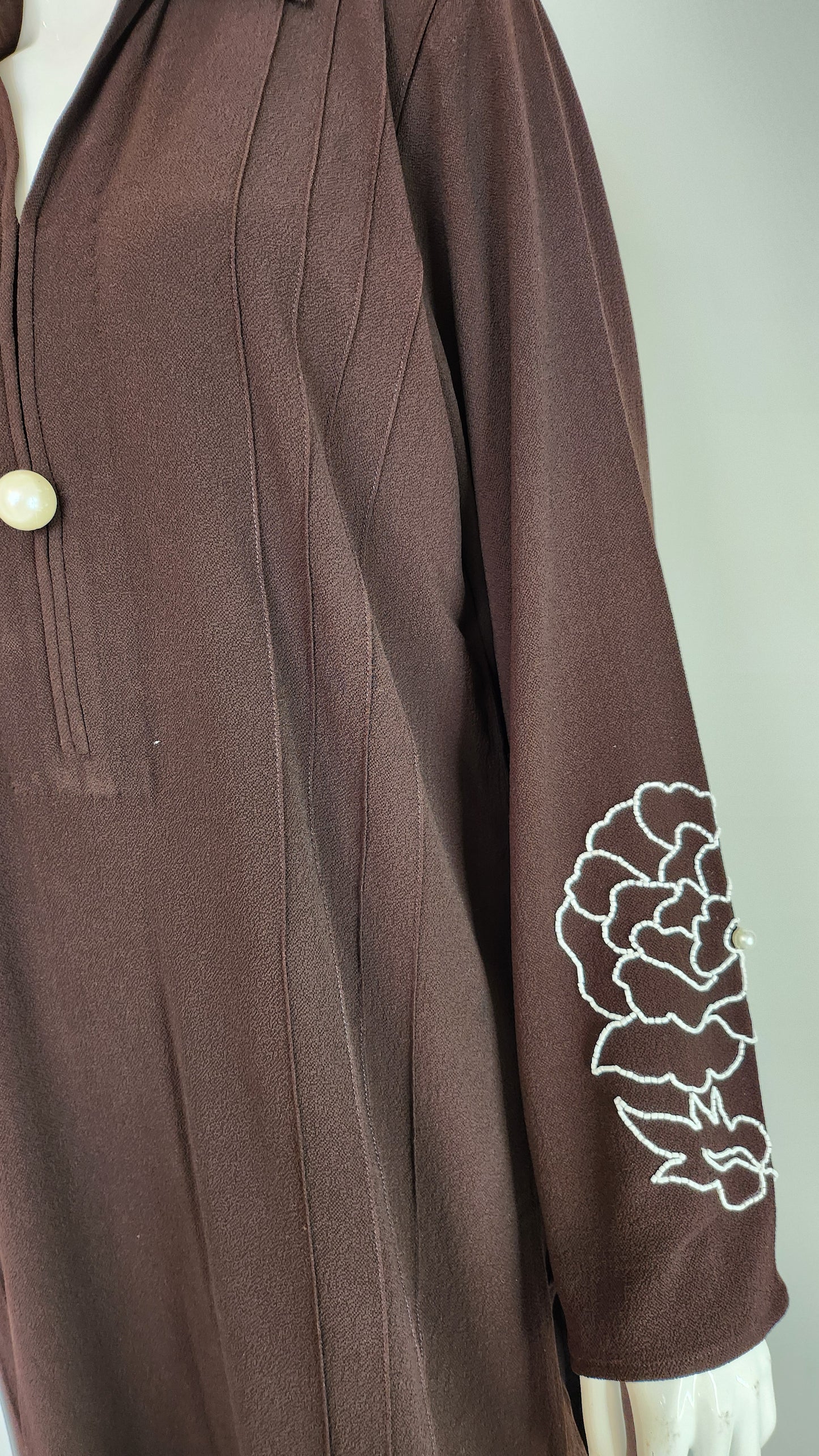 AMNA IQBAL - Brown Coord Set