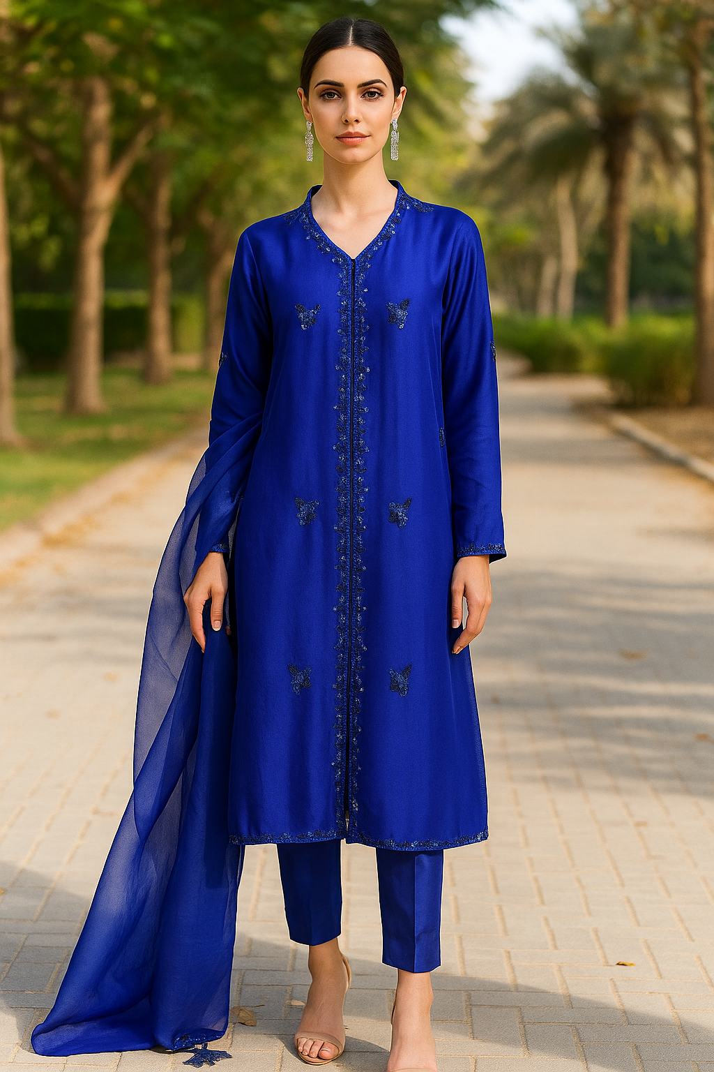 AMNA IQBAL - Royal Blue