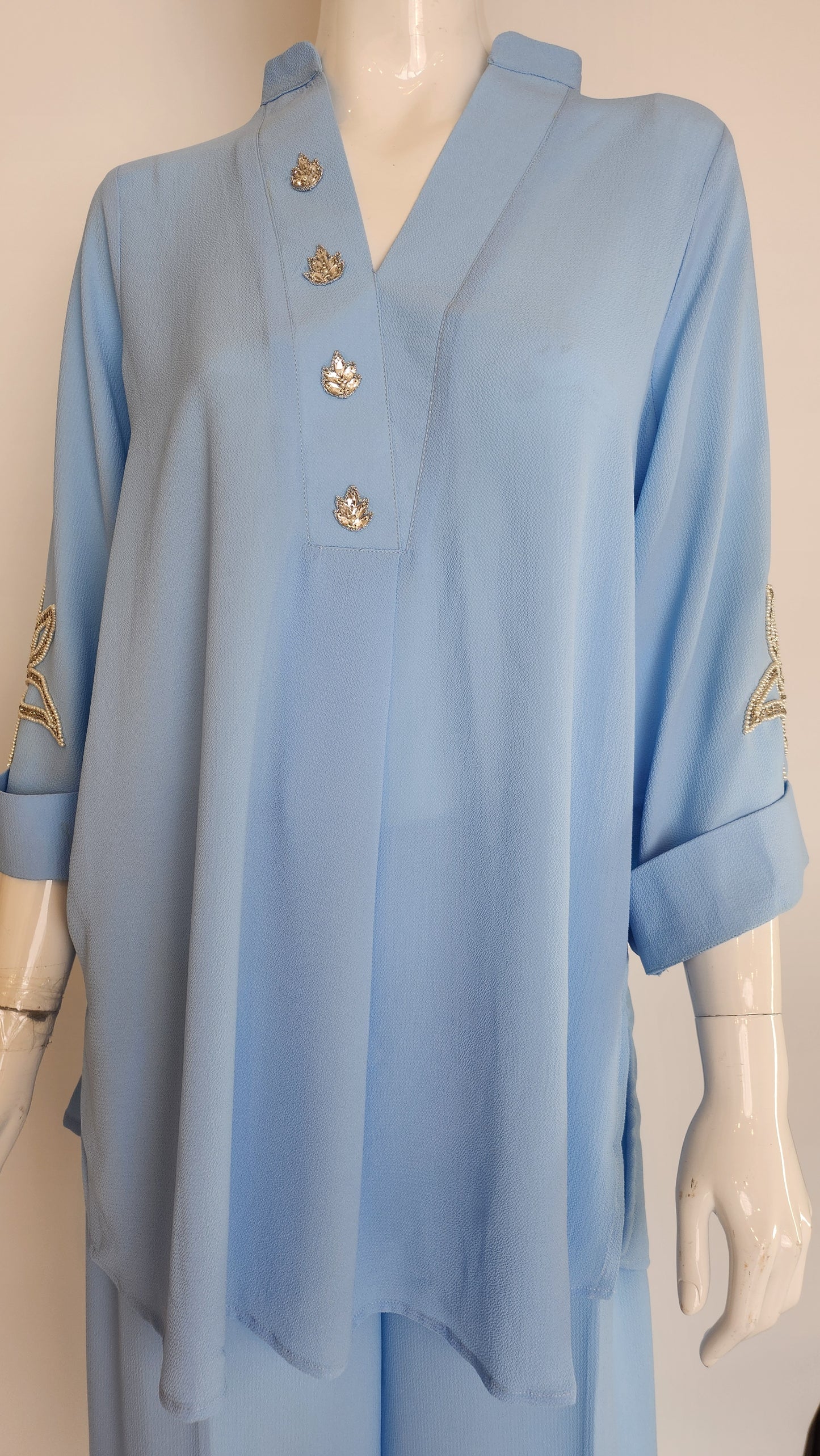 Hafsa Malik - Seafoam Light Blue