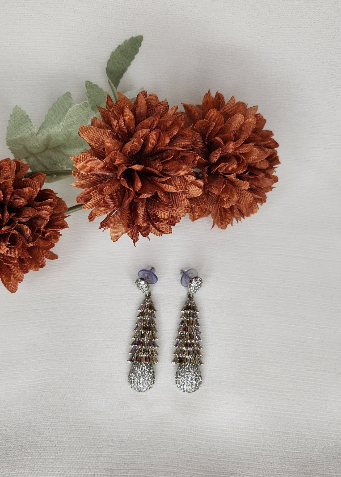 Dahlia by Sehar Zafar - Pinecone Muticolor Earrings
