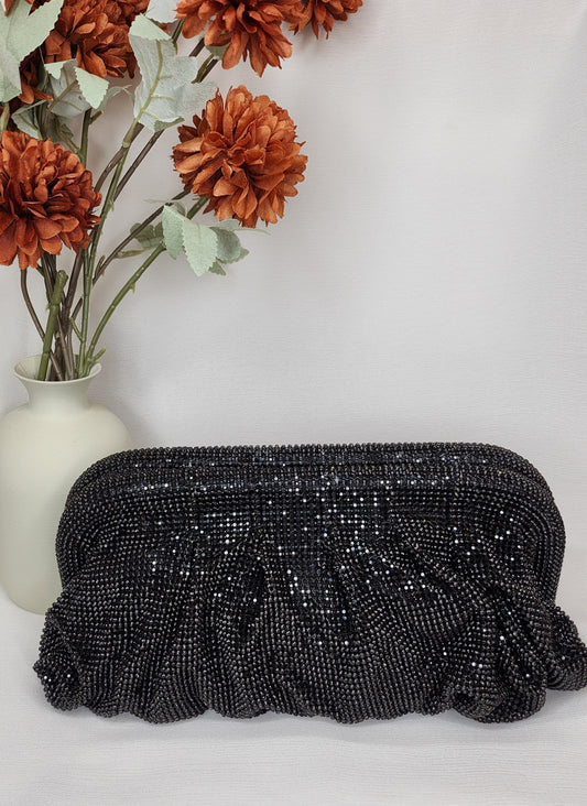 Dahlia by Sehar Zafar - Black Stone Clutches
