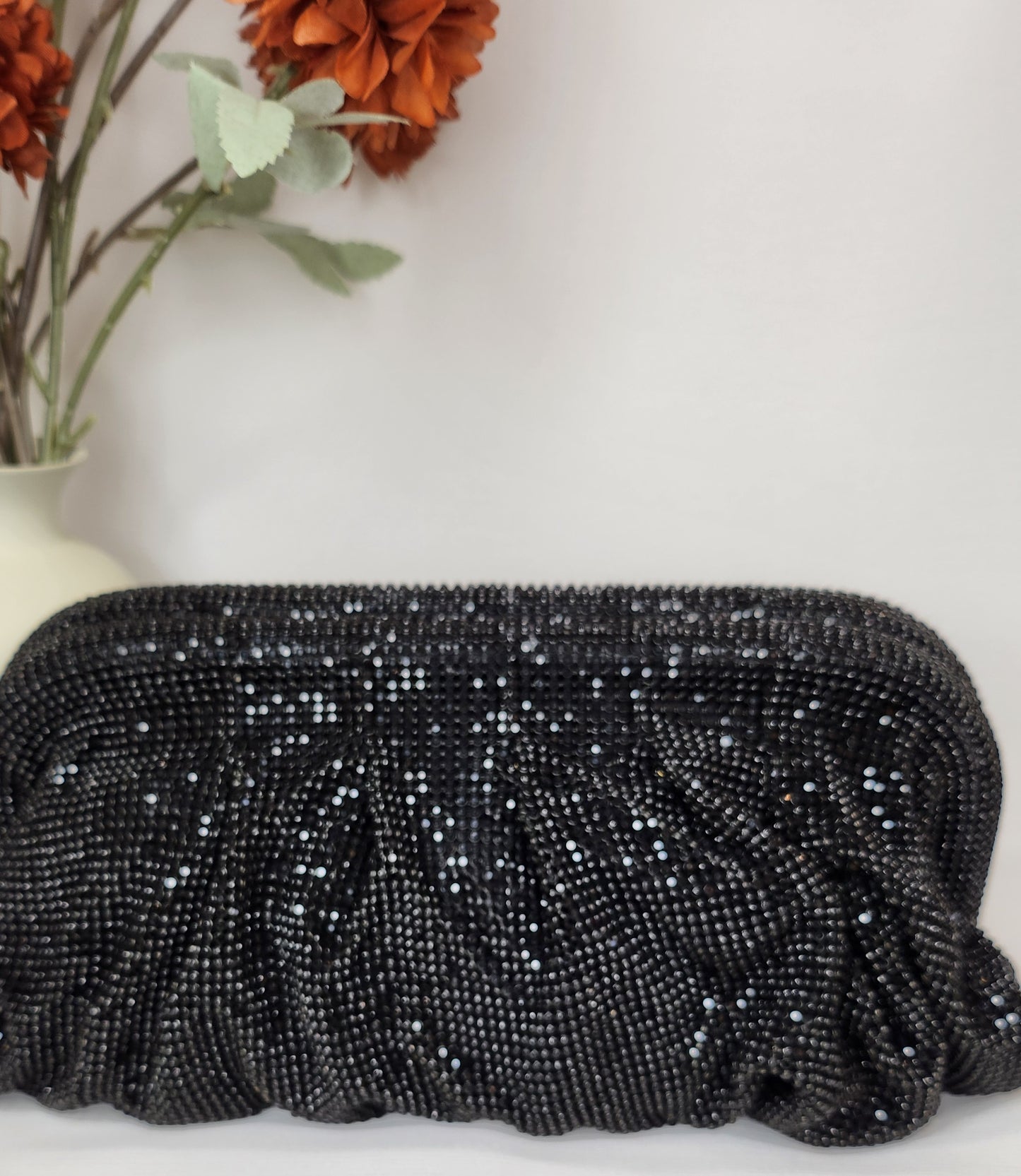 Dahlia by Sehar Zafar - Black Stone Clutches