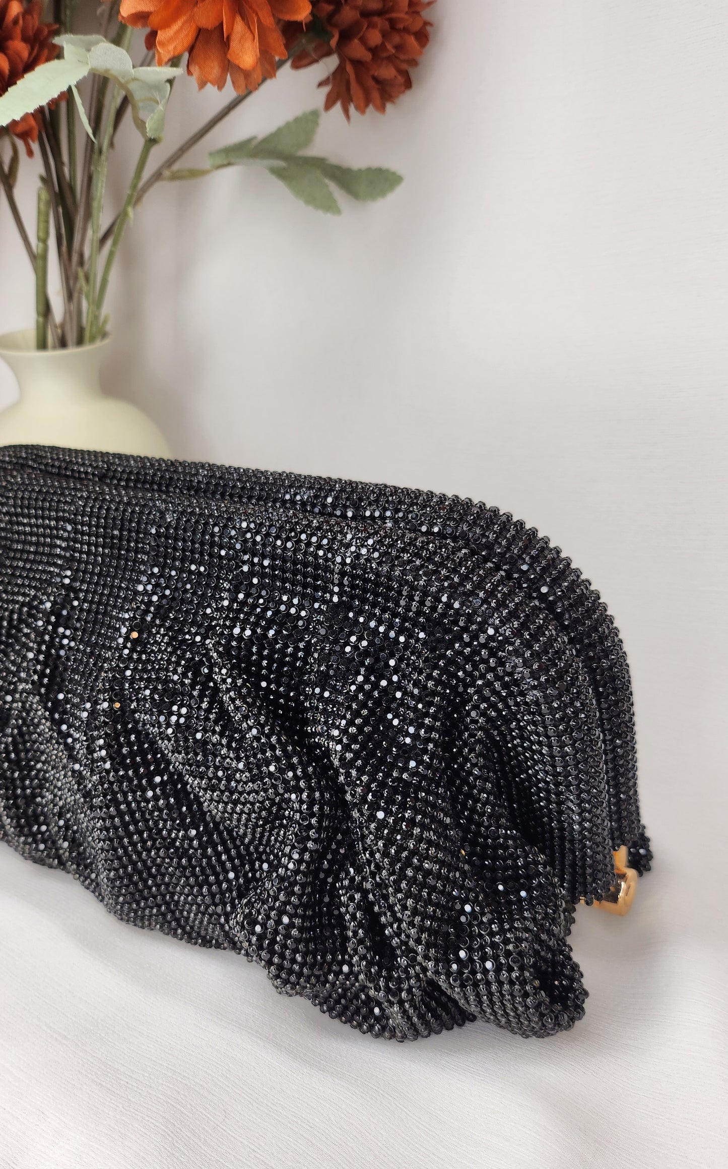 Dahlia by Sehar Zafar - Black Stone Clutches