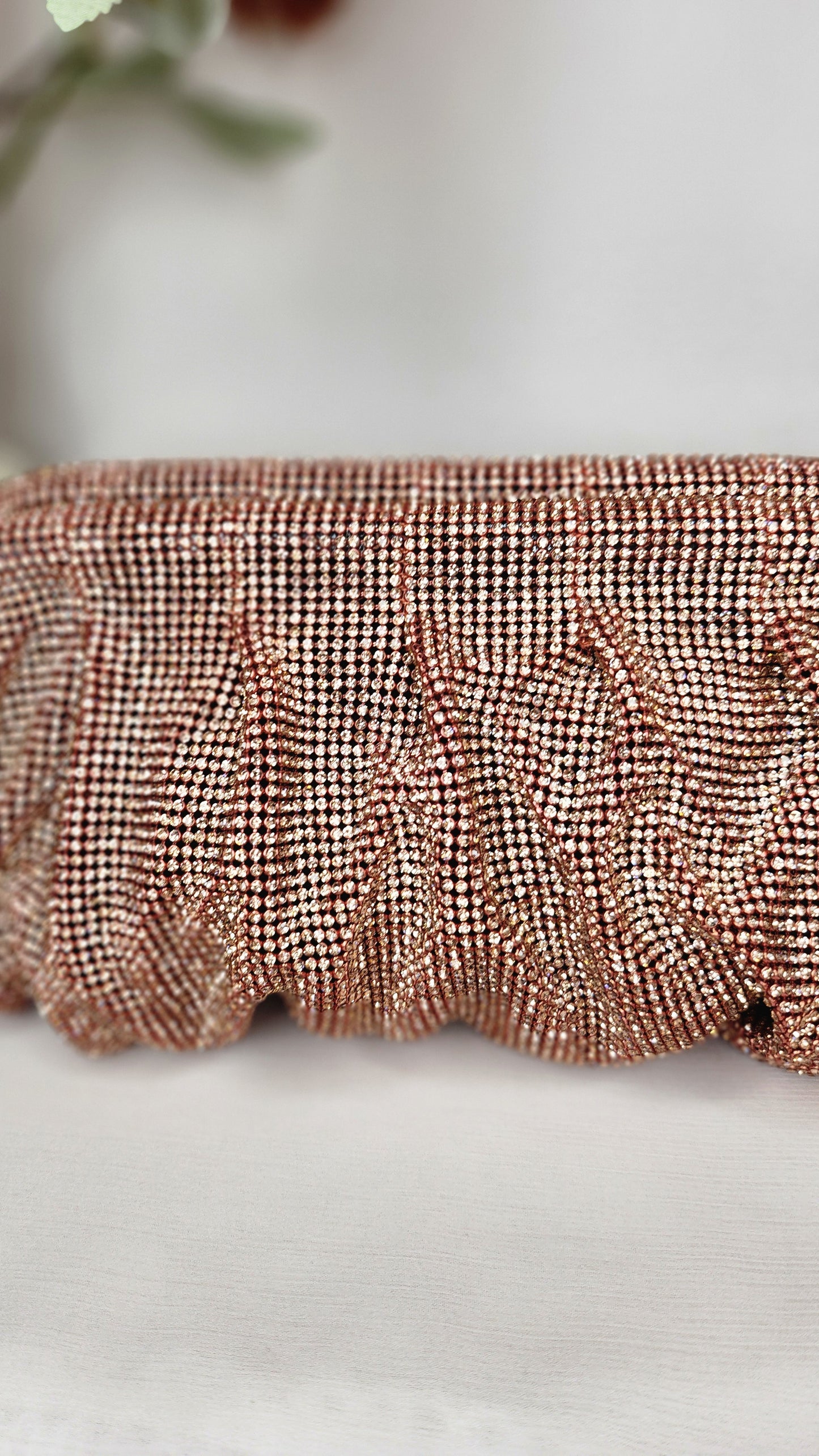 Dahlia by Sehar Zafar - Champagne Stone Clutches