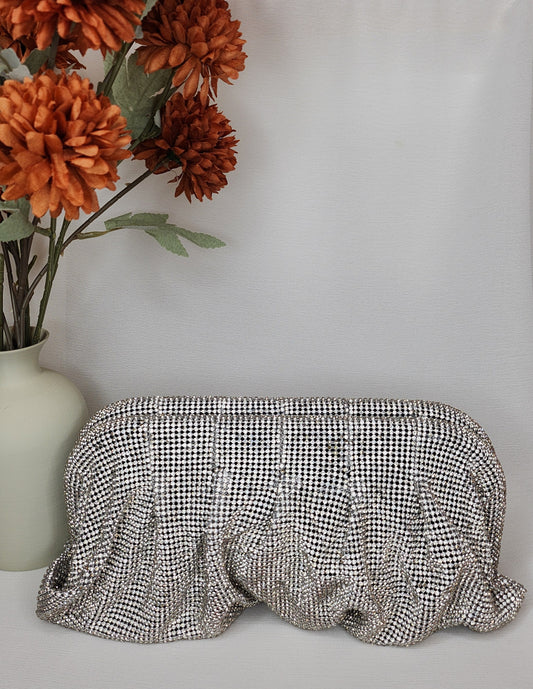 Dahlia by Sehar Zafar - Silver Stone Clutches