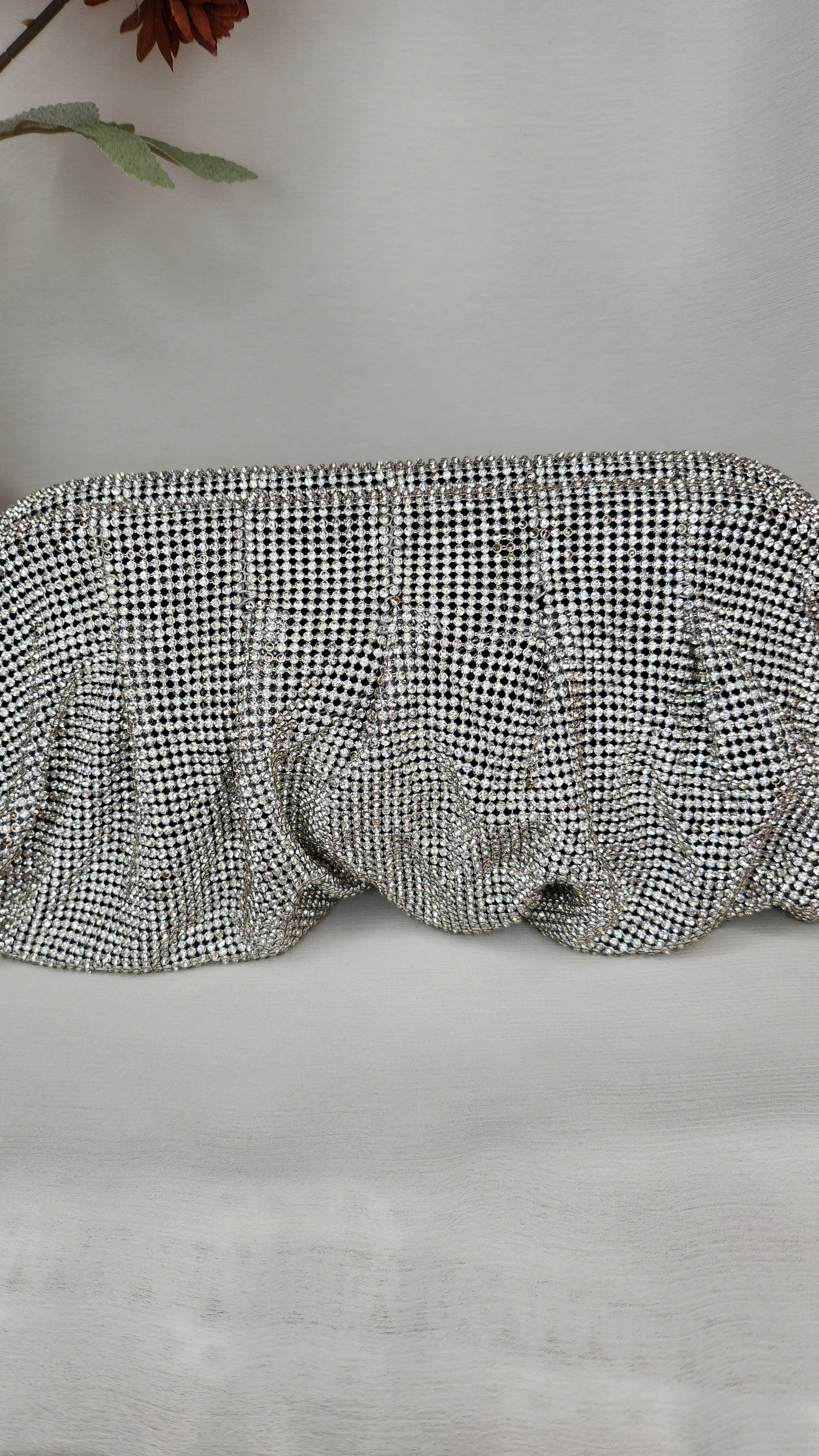 Dahlia by Sehar Zafar - Silver Stone Clutches