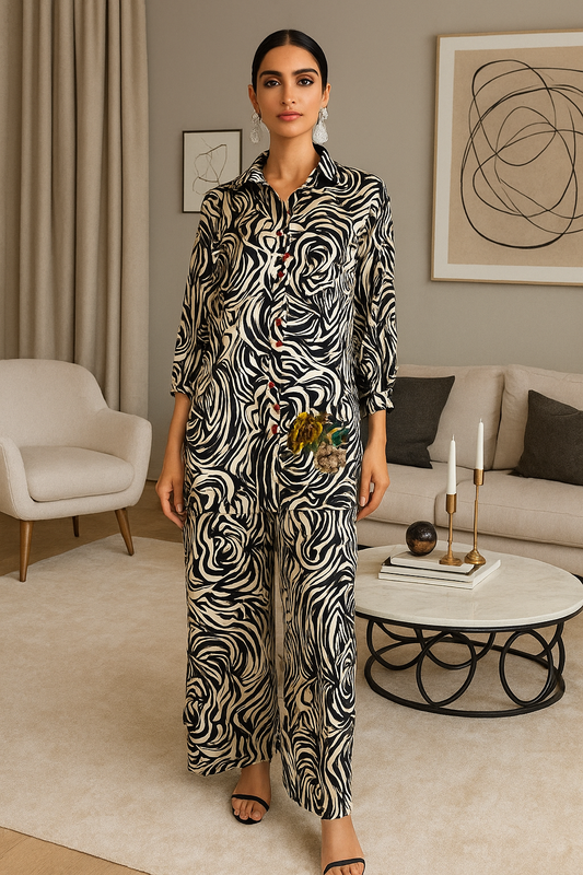 MARIA RAO - Black and White  Print