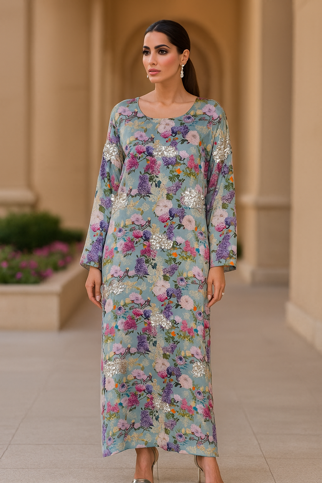 SAMMY K - Blue Printed Long