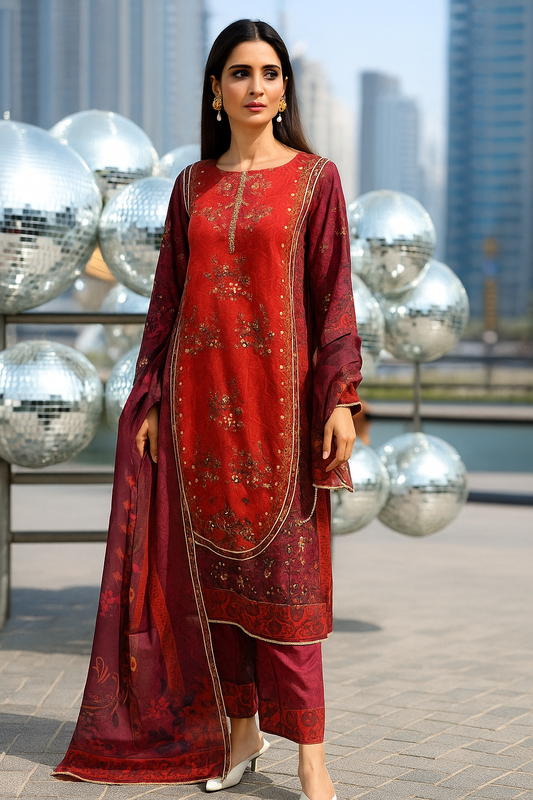 FATIMA KHAN - Orange