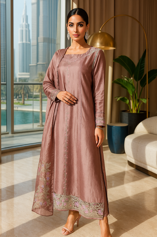 FARAH ZUBAIR - Deep Taupe Aari