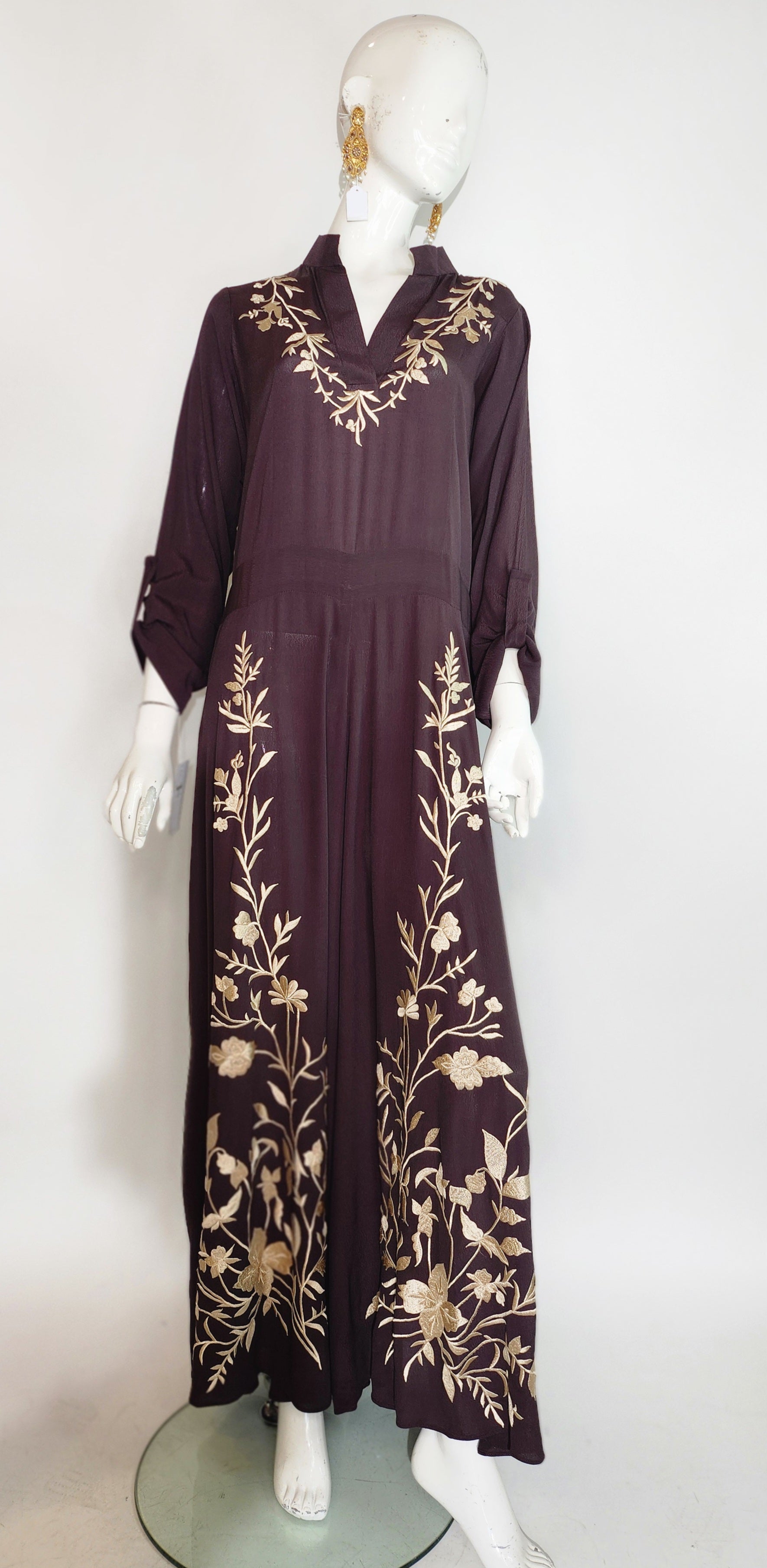 MARIA RAO - Dark Brown Jumpsuit – Signature Studio Dubai